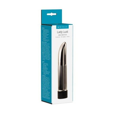 Wibrator- Me You Us Lady Lust Mini Vibrator Silver Wibrator- Me You Us Lady Lust Mini Vibrator Silver