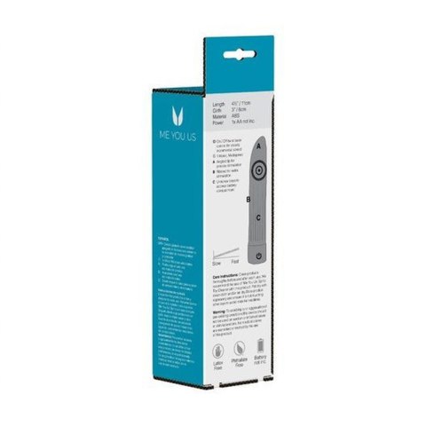Wibrator- Me You Us Lady Lust Mini Vibrator Silver Wibrator- Me You Us Lady Lust Mini Vibrator Silver