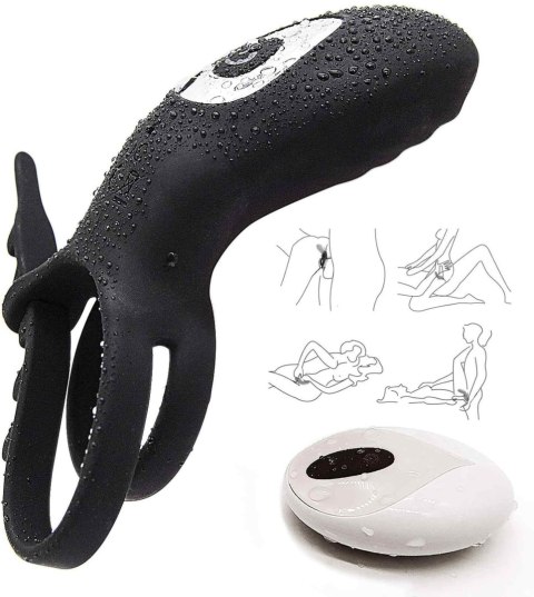 AdjustableDouble cockring with remote AdjustableDouble cockring with remote