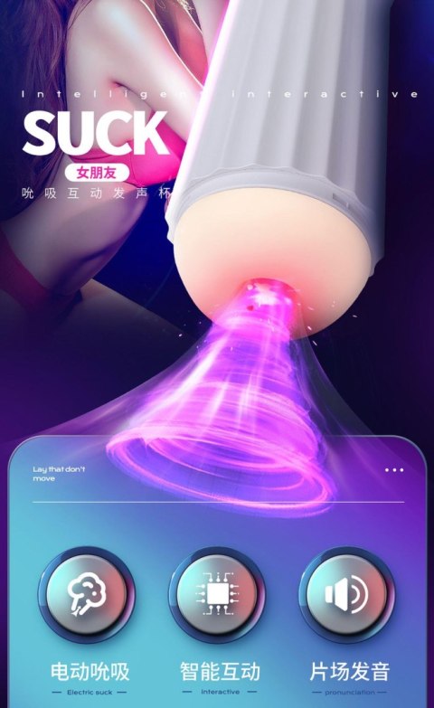 Interactive Voice 9 Vibration Speeds 9 Sucking Speeds Automatic Interactive Voice 9 Vibration Speeds 9 Sucking Speeds Automatic
