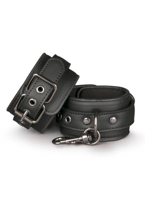 Kajdanki-Black Leather Handcuffs Kajdanki-Black Leather Handcuffs