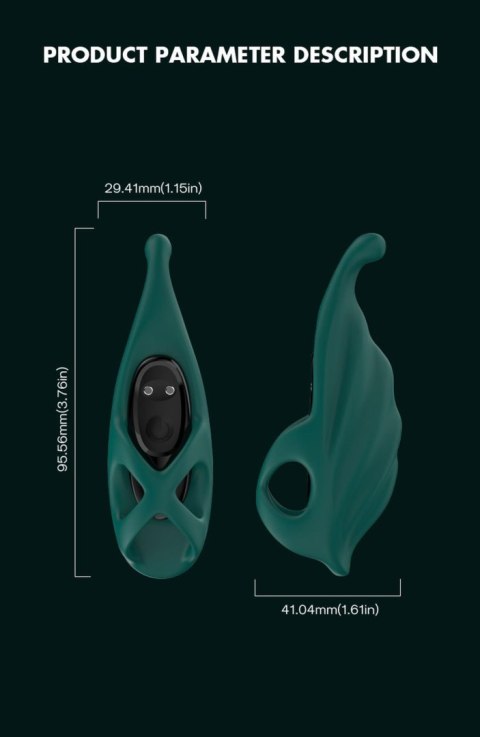 Leafman Green, 9 vibration functions Leafman Green, 9 vibration functions