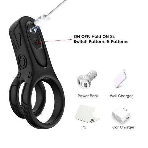 Mechao Black, 9 vibration functions Mechao Black, 9 vibration functions