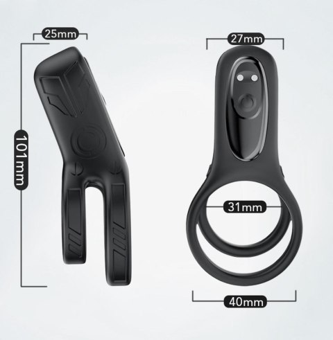 Mechao Black, 9 vibration functions Mechao Black, 9 vibration functions