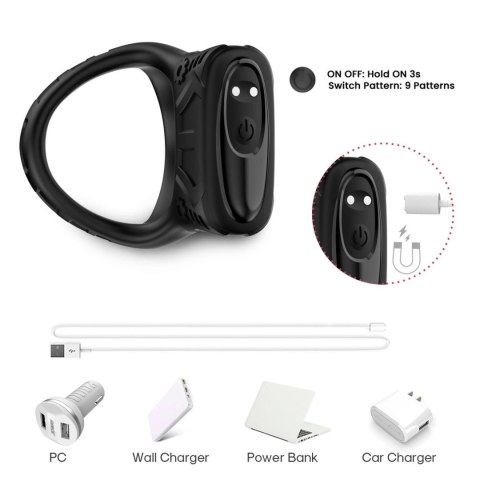 Mechay Black, 9 vibration functions Mechay Black, 9 vibration functions