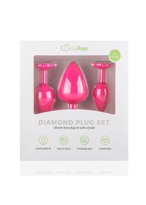 Plug-Diamond Plug Set-Pink Plug-Diamond Plug Set-Pink