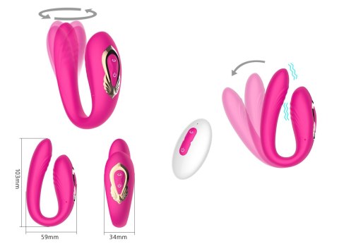 Rotating wearable dual vibrator Rotating wearable dual vibrator