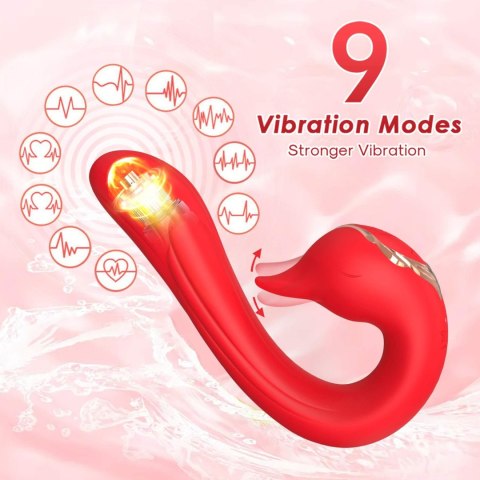 Swan Red, 9 vibration functions Swan Red, 9 vibration functions