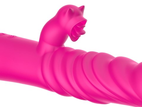 Tongue licking Triple Stimulation Thrusting Vibrator Tongue licking Triple Stimulation Thrusting Vibrator
