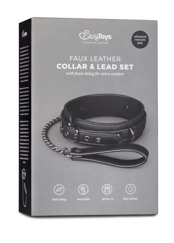 Wiązania-Fetish collar with leash Wiązania-Fetish collar with leash