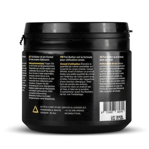 Masło do fistingu - BUTTR Fisting Butter 500 ml Masło do fistingu - BUTTR Fisting Butter 500 ml