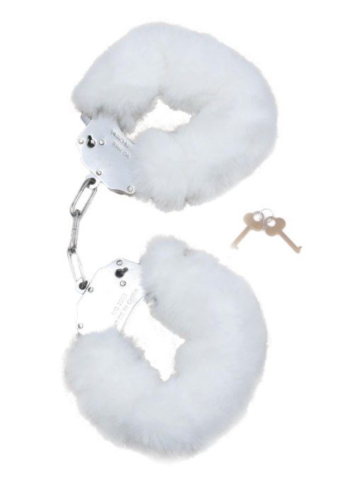 Kajdanki Fetish B - Series - Furry Cuffs White Kajdanki Fetish B - Series - Furry Cuffs White