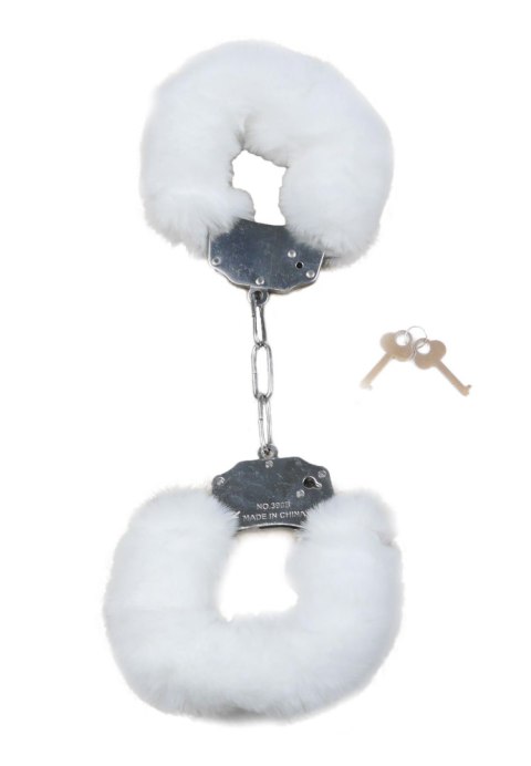 Kajdanki Fetish B - Series - Furry Cuffs White Kajdanki Fetish B - Series - Furry Cuffs White
