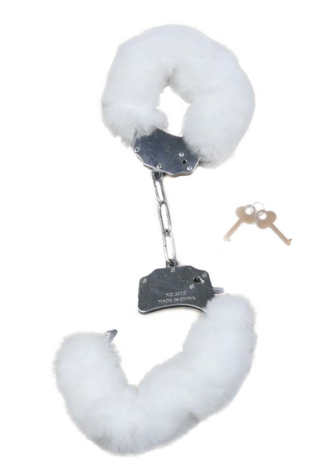 Kajdanki Fetish B - Series - Furry Cuffs White Kajdanki Fetish B - Series - Furry Cuffs White