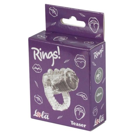 Pierścień-Vibrating sleeve for tongue Rings Teaser Transparent Pierścień-Vibrating sleeve for tongue Rings Teaser Transparent
