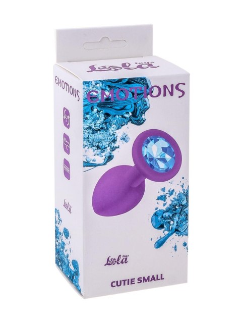 Plug-Anal Emotions Cutie Small PURPLE light Blue crystal Plug-Anal Emotions Cutie Small PURPLE light Blue crystal