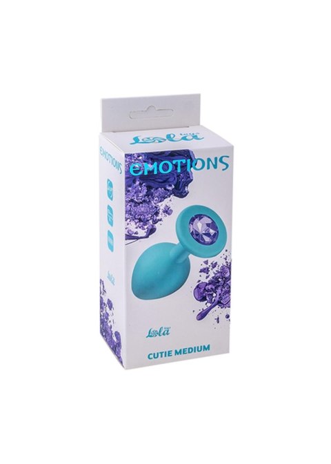 Plug-Anal Plug Emotions Cutie Medium Turquoise light purple Plug-Anal Plug Emotions Cutie Medium Turquoise light purple