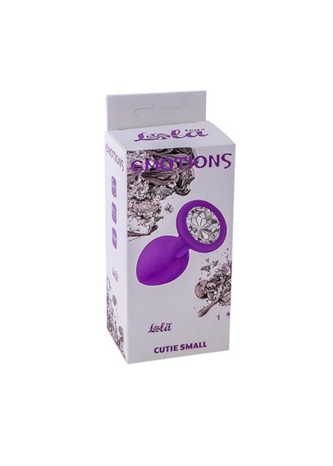 Plug-Anal Plug Emotions Cutie Small Purple clear crystal Plug-Anal Plug Emotions Cutie Small Purple clear crystal