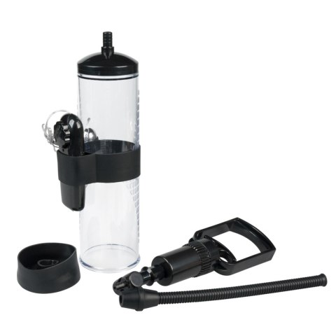 Pompka-Powerpump MAX Vibrating - Black&Clear Pompka-Powerpump MAX Vibrating - Black&Clear
