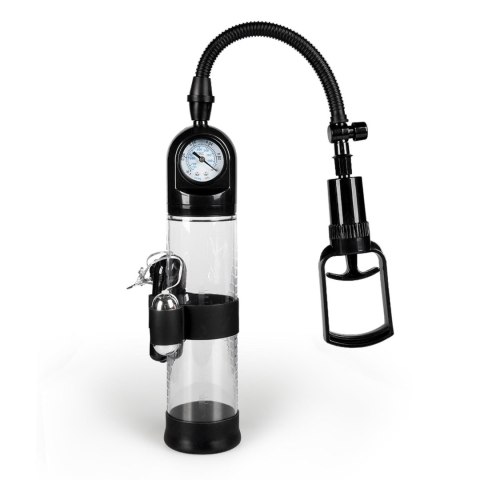 Pompka-Powerpump MASTER Vibrating - Black&Clear Pompka-Powerpump MASTER Vibrating - Black&Clear