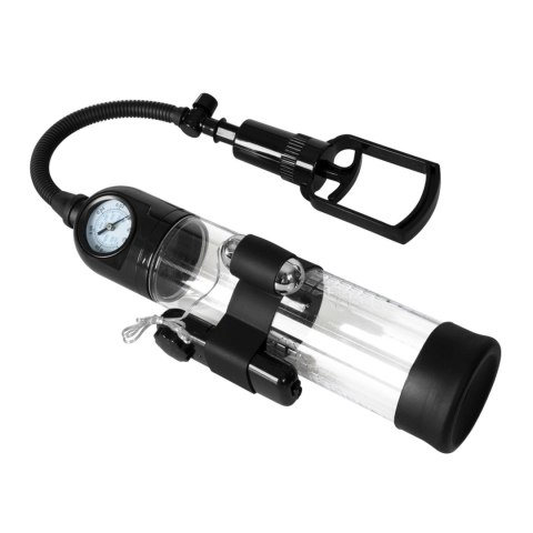 Pompka-Powerpump MASTER Vibrating - Black&Clear Pompka-Powerpump MASTER Vibrating - Black&Clear