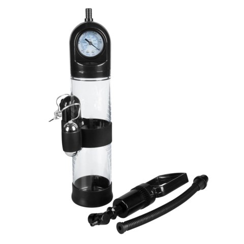 Pompka-Powerpump MASTER Vibrating - Black&Clear Pompka-Powerpump MASTER Vibrating - Black&Clear