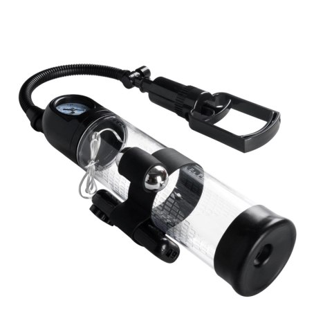 Pompka-Powerpump MASTER Vibrating - Black&Clear Pompka-Powerpump MASTER Vibrating - Black&Clear