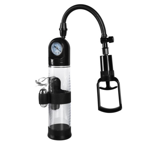 Pompka-Powerpump MASTER Vibrating - Black&Clear Pompka-Powerpump MASTER Vibrating - Black&Clear
