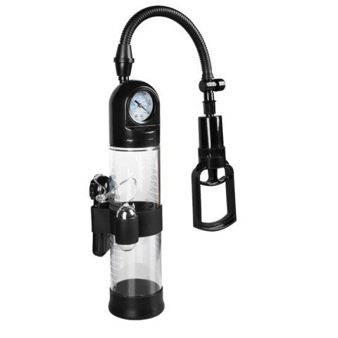 Pompka-Powerpump MASTER Vibrating - Black&Clear Pompka-Powerpump MASTER Vibrating - Black&Clear