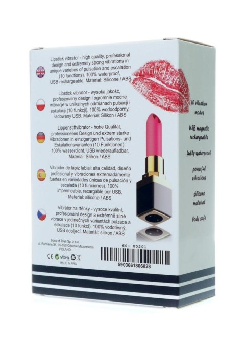 Stymulator-Lipstick Vibrator USB 10 functions Stymulator-Lipstick Vibrator USB 10 functions