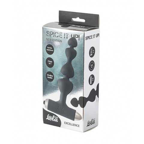 Vibrating Anal Plug Spice it up New Edition Excellence Black Vibrating Anal Plug Spice it up New Edition Excellence Black
