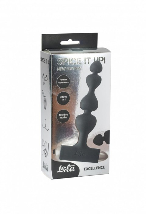 Vibrating Anal Plug Spice it up New Edition Excellence Black Vibrating Anal Plug Spice it up New Edition Excellence Black