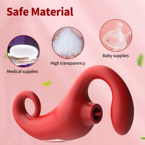Wibrator-Merfi, 10 vibration functions, 10 frequency tongue licking USB Wibrator-Merfi, 10 vibration functions, 10 frequency tongue licking USB