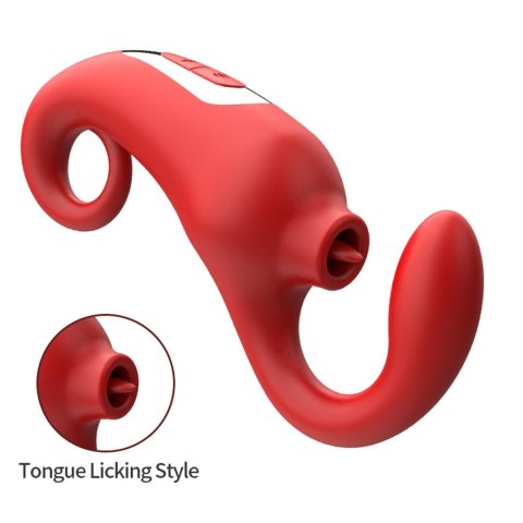 Wibrator-Merfi, 10 vibration functions, 10 frequency tongue licking USB Wibrator-Merfi, 10 vibration functions, 10 frequency tongue licking USB