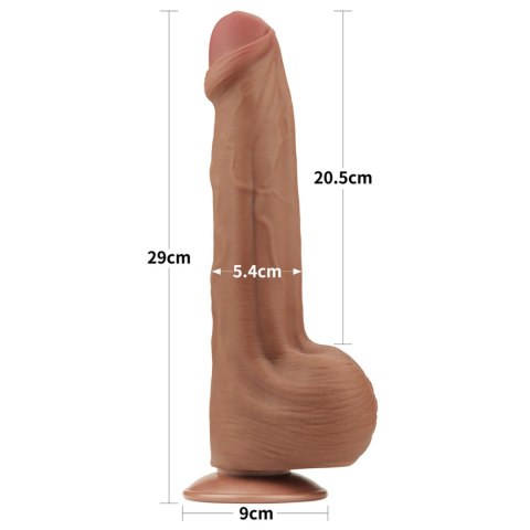 11.5'' King Sized Sliding Skin Dual Layer Dong Brown 11.5'' King Sized Sliding Skin Dual Layer Dong Brown