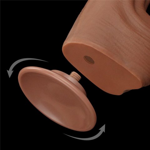 11.5'' King Sized Sliding Skin Dual Layer Dong Brown 11.5'' King Sized Sliding Skin Dual Layer Dong Brown