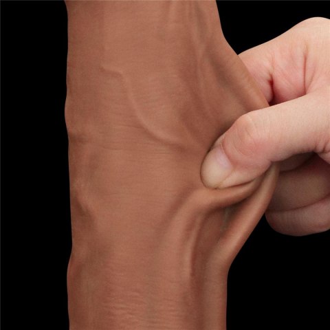11.5'' King Sized Sliding Skin Dual Layer Dong Brown 11.5'' King Sized Sliding Skin Dual Layer Dong Brown