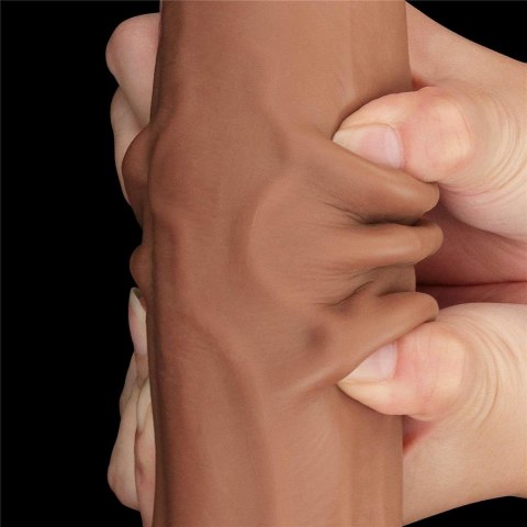 11.5'' King Sized Sliding Skin Dual Layer Dong Brown 11.5'' King Sized Sliding Skin Dual Layer Dong Brown