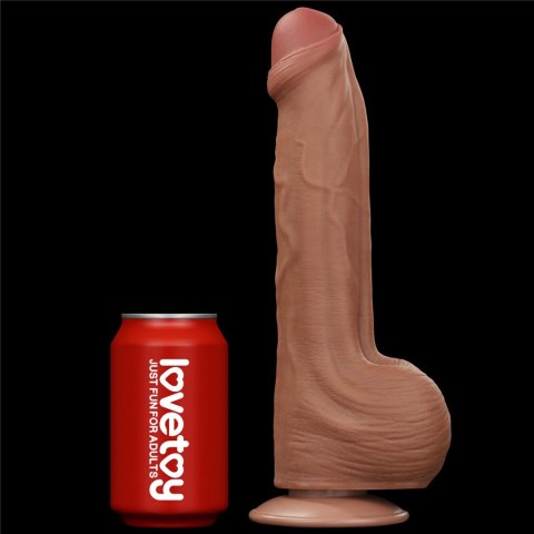 11.5'' King Sized Sliding Skin Dual Layer Dong Brown 11.5'' King Sized Sliding Skin Dual Layer Dong Brown