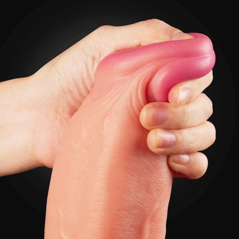 12"" Dual Layered Platinum Silicone Cock 12"" Dual Layered Platinum Silicone Cock