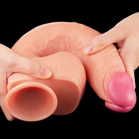 12"" Dual Layered Platinum Silicone Cock 12"" Dual Layered Platinum Silicone Cock