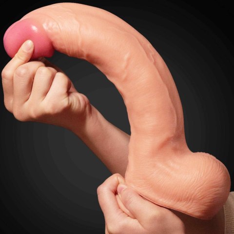 12"" Dual Layered Platinum Silicone Cock 12"" Dual Layered Platinum Silicone Cock