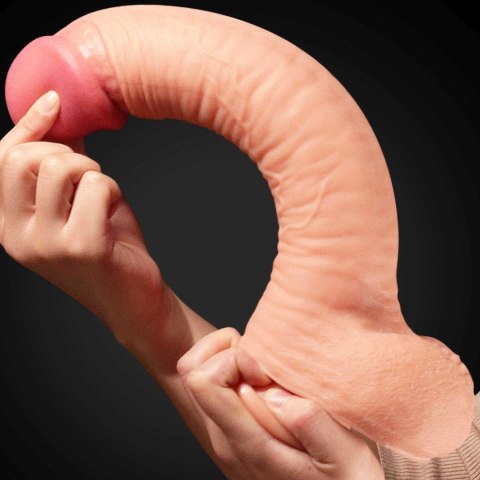 12"" Dual Layered Platinum Silicone Cock 12"" Dual Layered Platinum Silicone Cock