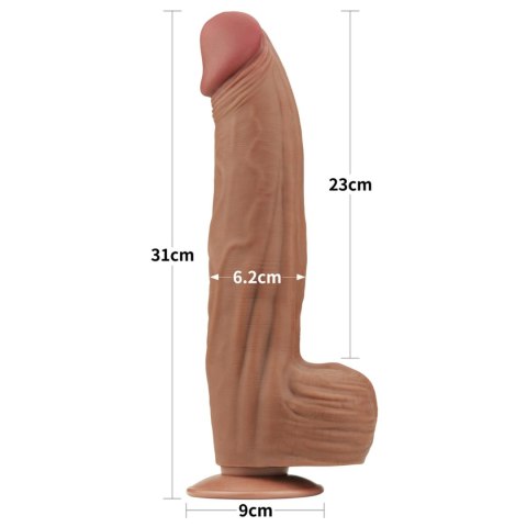 12'' King Sized Sliding Skin Dual Layer Dong Brown 12'' King Sized Sliding Skin Dual Layer Dong Brown