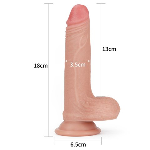 7'' Dual layered Platinum Silicone Cock 7'' Dual layered Platinum Silicone Cock