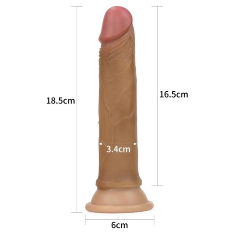 7'' Dual layered Platinum Silicone Cock 7'' Dual layered Platinum Silicone Cock