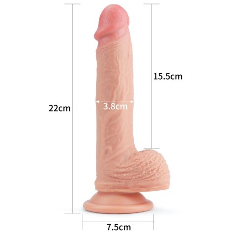 8.5'' Dual layered Platinum Silicone Cock 8.5'' Dual layered Platinum Silicone Cock