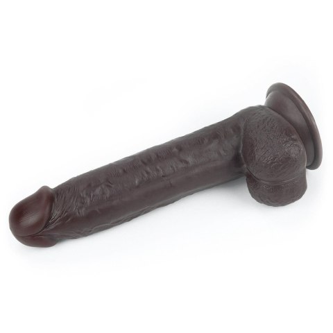 9.0'' Sliding Skin Dual Layer Dong - Black 9.0'' Sliding Skin Dual Layer Dong - Black