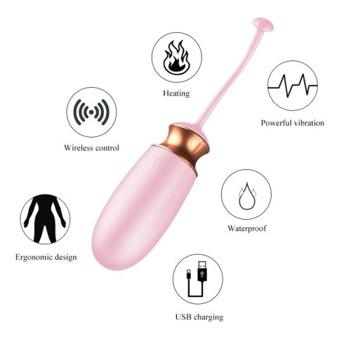 Jajko/wibr-Vibrating Silicone Love EGG USB 10 Function / Heating / Voice Control Jajko/wibr-Vibrating Silicone Love EGG USB 10 Function / Heating / Voice Control