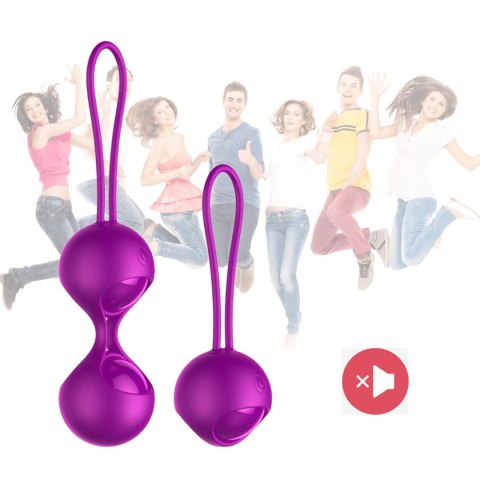 Kulki-Vibrating Silicone Kegel Balls Set USB 10 Function / Remote control Kulki-Vibrating Silicone Kegel Balls Set USB 10 Function / Remote control